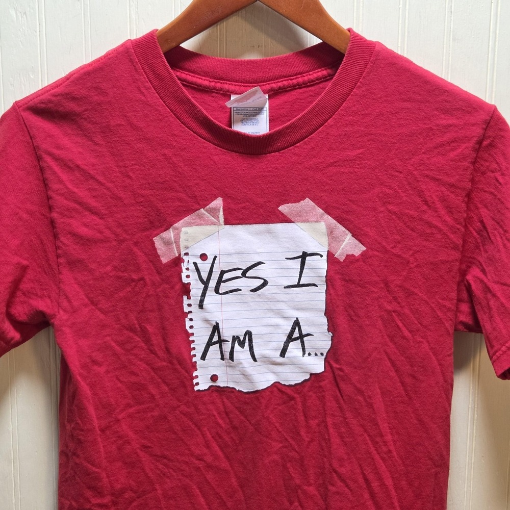 Tennessee River Shirt Mens Small Red Yes I Am A Jesus Freak Graphic Tee